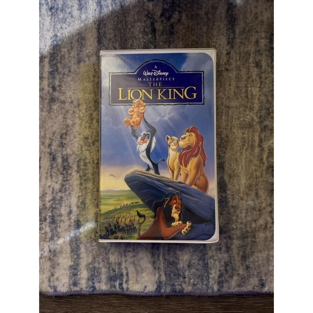 Vintage The Lion King Walt Disney Masterpiece VHS Tape